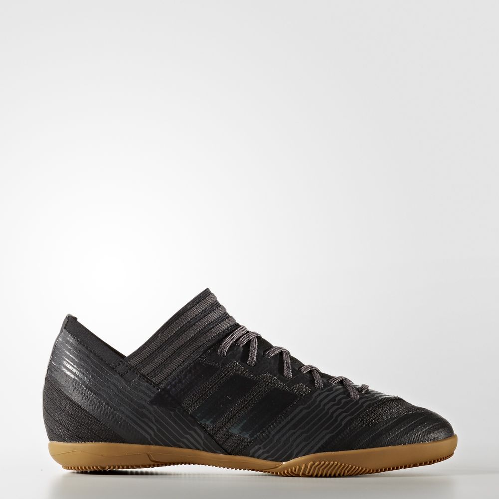 Adidas Nemeziz Tango 17.3 Indoor - ποδοσφαιρικα παπουτσια για αγορια - Μαυρα/Μαυρα,Μέγεθος: EU 27 –